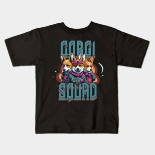 Corgi Squad Kids T-Shirt